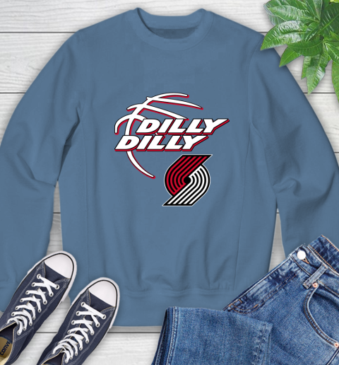 NBA Portland Trail Blazers Dilly Dilly Basketball Sports Sweatshirt 7