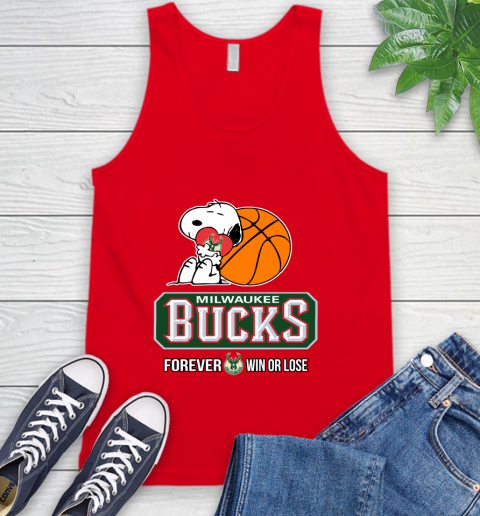 NBA The Peanuts Movie Snoopy Forever Win Or Lose Basketball Milwaukee Bucks 75
