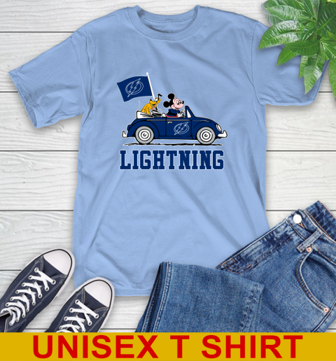 NHL Hockey Tampa Bay Lightning Pluto Mickey Driving Disney Shirt T-Shirt 11