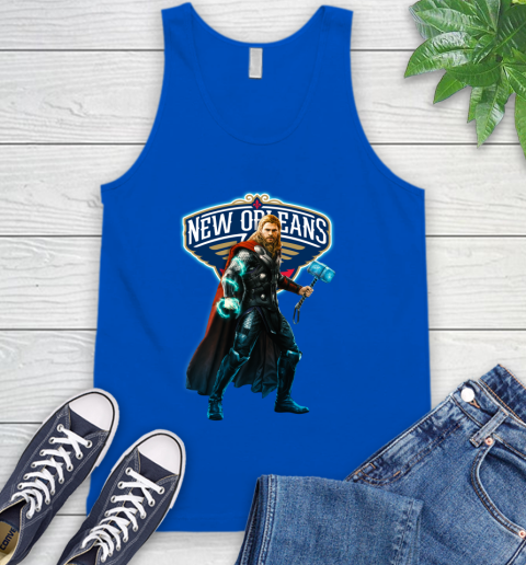NBA Thor Avengers Endgame Basketball New Orleans Pelicans Tank Top 5