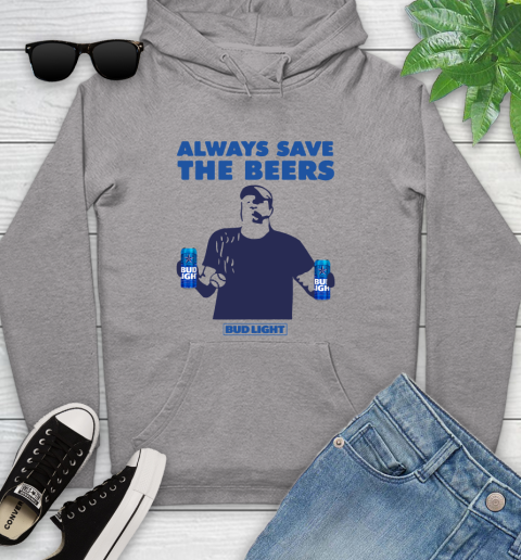 Always Save The Bees Beers Bud Light Jeff Adams Beers Over Baseball Youth Hoodie 4
