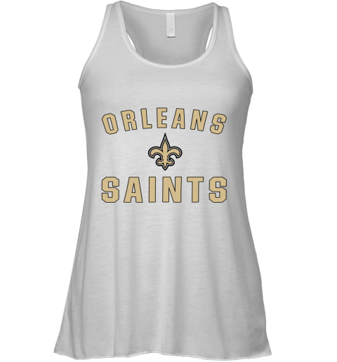 Orleans Saints NFL Pro Line By Fanatics Branded Gray Victory Racerback Tank