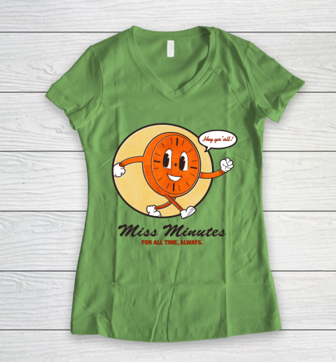 Miss Minutes Marvel Loki Women's V-Neck T-Shirt 5