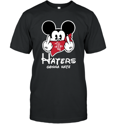 NBA Houston Rockets Haters Gonna Hate Mickey Mouse Disney Basketball T Shirt