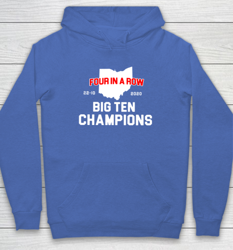 Big Ten Champions Four in a Row 2020 Hoodie 6