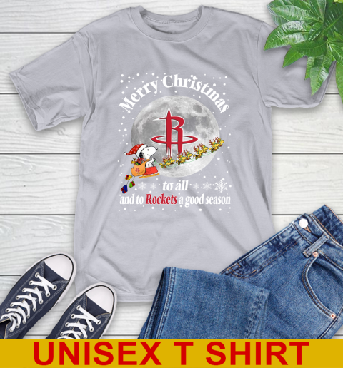 Houston Rockets Merry Christmas To All And To Rockets A Good Season NBA Basketball Sports T-Shirt 5