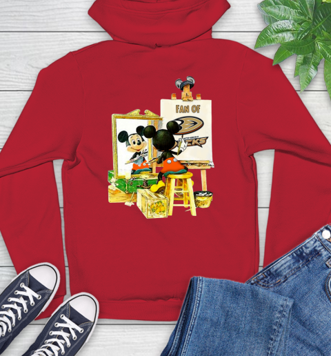 NHL Hockey Anaheim Ducks Mickey Drawing Shirt 23