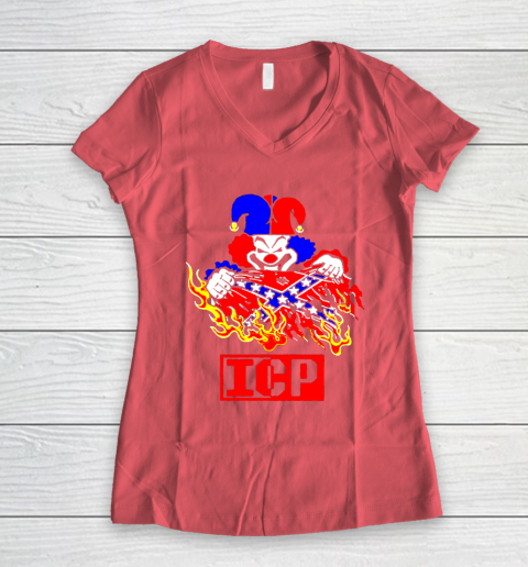 Fuck your rebel flag Women's V-Neck T-Shirt 4