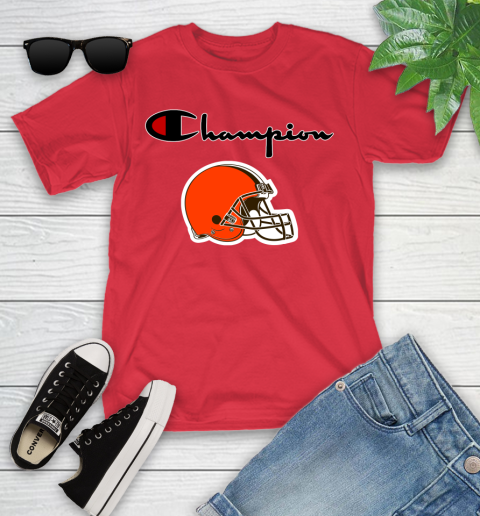 NFL Football Cleveland Browns Champion Shirt Youth T-Shirt 8