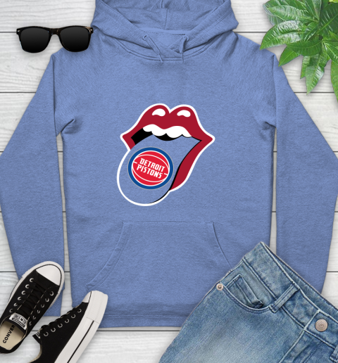 Detroit Pistons NBA Basketball Lips I Root For My Team Adoring Fan 148