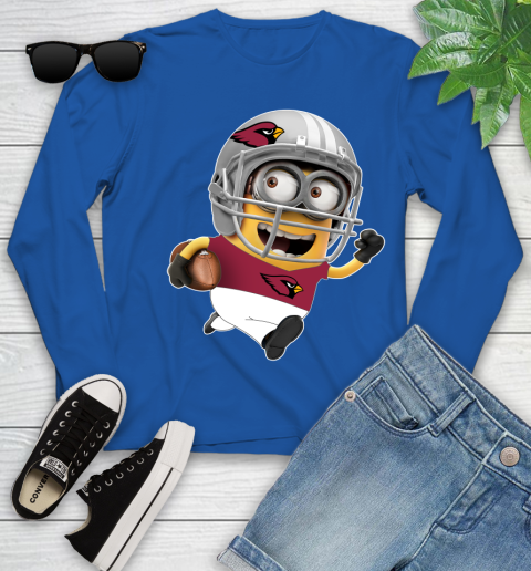 NFL Arizona Cardinals Minions Disney Football Sports Youth Long Sleeve 9