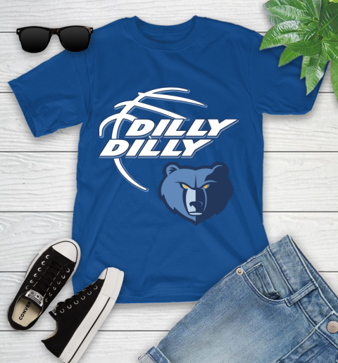 NBA Memphis Grizzlies Dilly Dilly Basketball Sports Youth T-Shirt 9