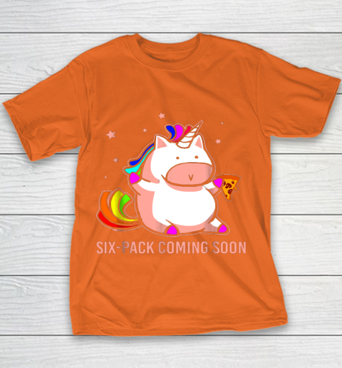Unicorn Six Pack Funny Cute Shirt Coming Soon Fat Unicorn Youth T-Shirt 4