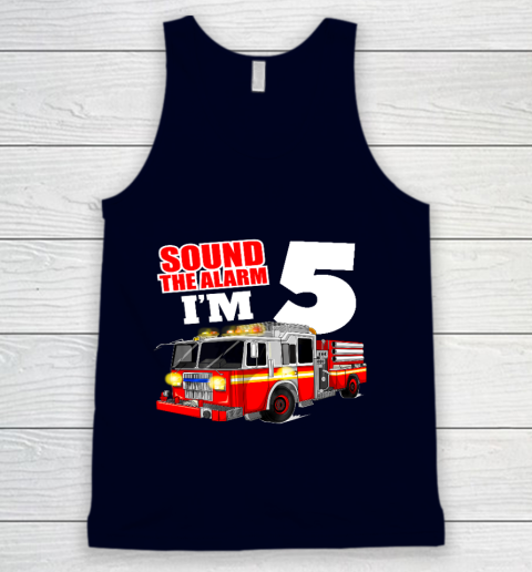 Kids Fire Truck 5th Birthday T Shirt Boy Firefighter 5 Year Old Kids Fire Truck 5th Birthday T Shirt Boy Firefighter 5 Year Old