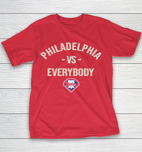 Philadelphia Phillies Vs Everybody Youth T-Shirt 7