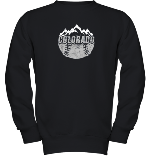 New Colorado Baseball Rocky Mountains Youth Sweatshirt