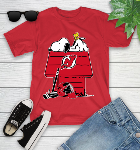 New York Islanders NHL Hockey Snoopy Woodstock The Peanuts Movie (2) Youth T-Shirt 10