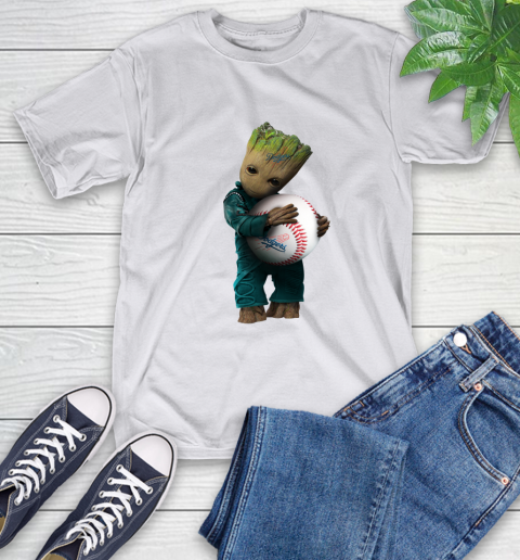 I Am Groot Leaf Dolphin Men's Baseball Shirt