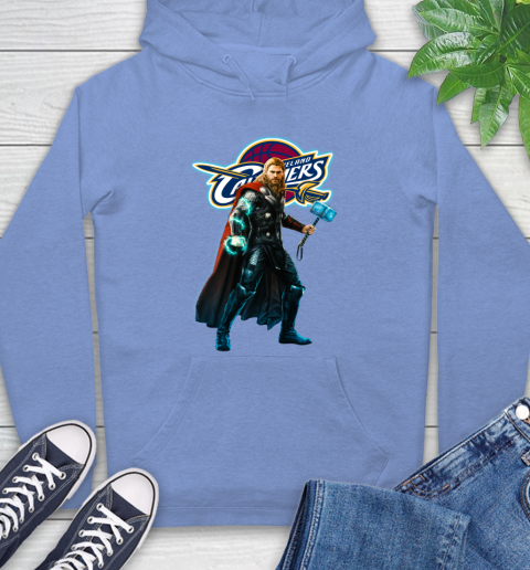 NBA Thor Avengers Endgame Basketball Cleveland Cavaliers Hoodie 11