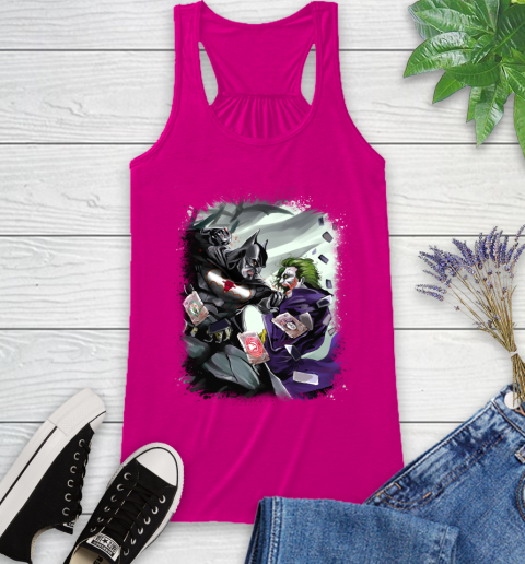 Chicago Bulls MLB Basketball Batman Fighting Joker DC Comics Racerback Tank 8