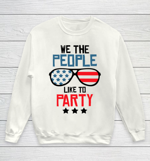 We The People Like To Party Youth Sweatshirt