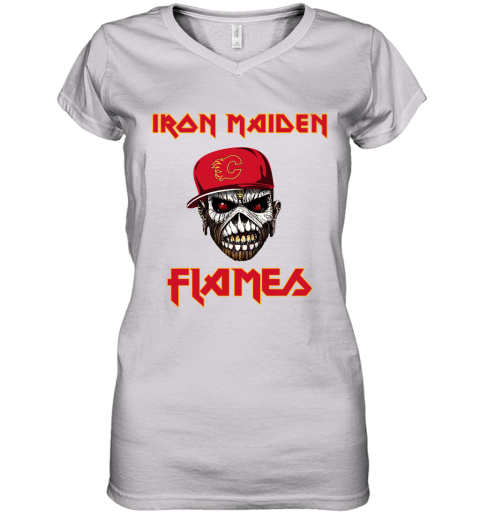 NHL Iron Maiden Calgary Flames T shirt For Men - Rookbrand in 2023