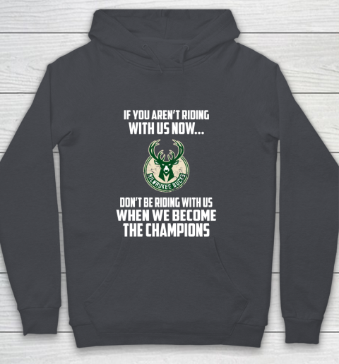 NBA Milwaukee Bucks Basketball We Become The Champions Youth Hoodie 5