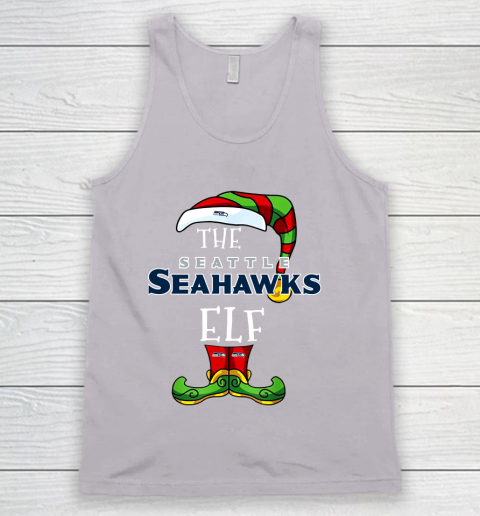 Seattle Seahawks Christmas ELF Funny NFL Tank Top 3