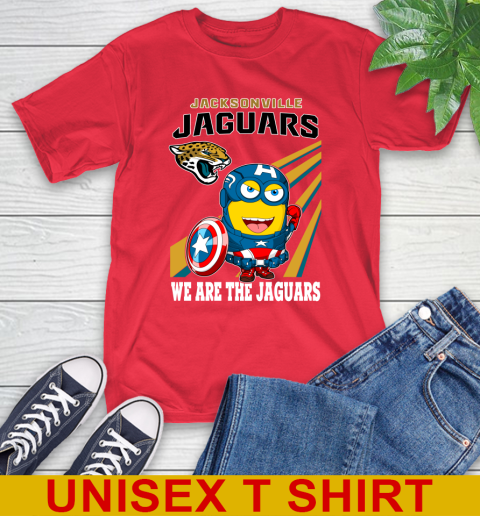 NFL Football Jacksonville Jaguars Captain America Marvel Avengers Minion Shirt T-Shirt 12