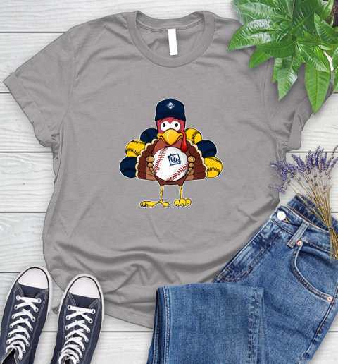 Tampa Bay Rays Turkey thanksgiving Women's T-Shirt 5