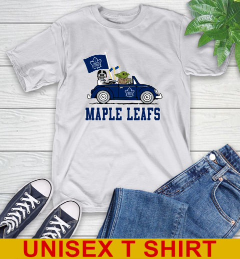 NHL Hockey Toronto Maple Leafs Darth Vader Baby Yoda Driving Star Wars Shirt T-Shirt 12