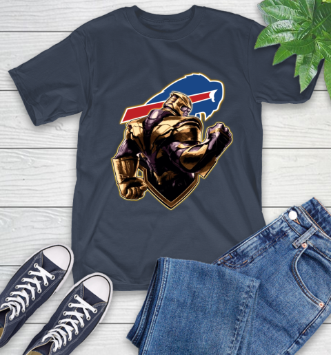 NFL Thanos Avengers Endgame Football Sports Buffalo Bills T-Shirt 4