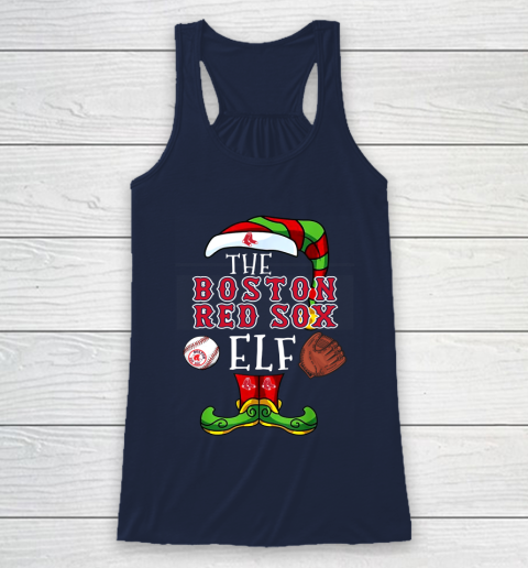 Boston Red Sox Christmas ELF Funny MLB Racerback Tank 8