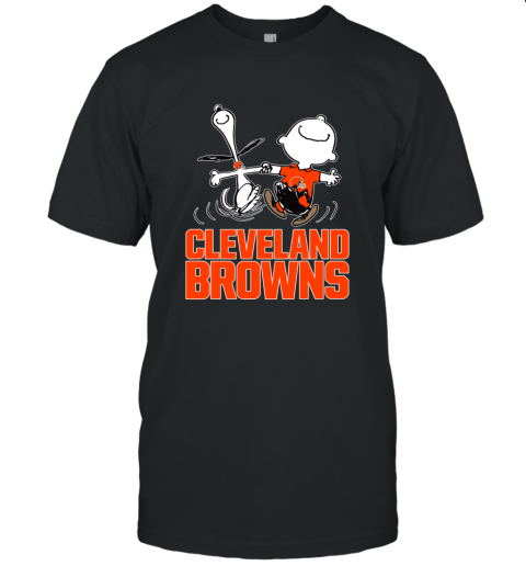 Snoopy And Charlie Brown Happy Cleveland Browns