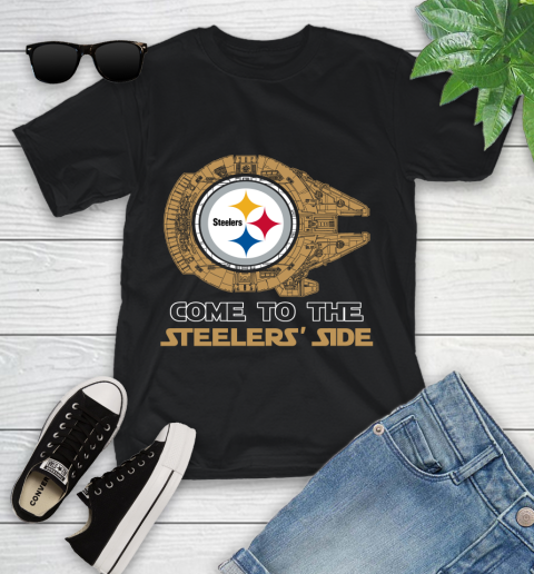 NFL Come To The Pittsburgh Steelers Wars Football Sports Youth T-Shirt