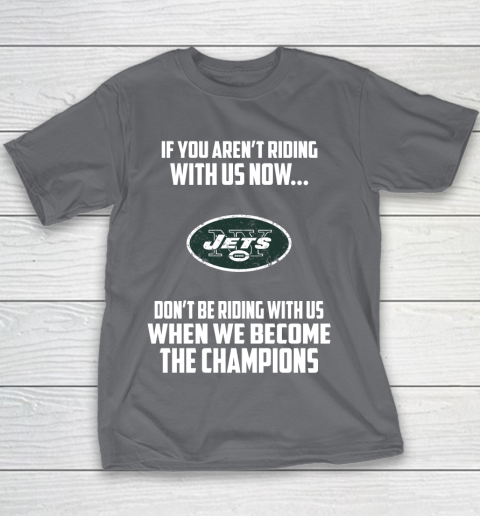 NFL New York Jets Football We Become The Champions Youth T-Shirt 5