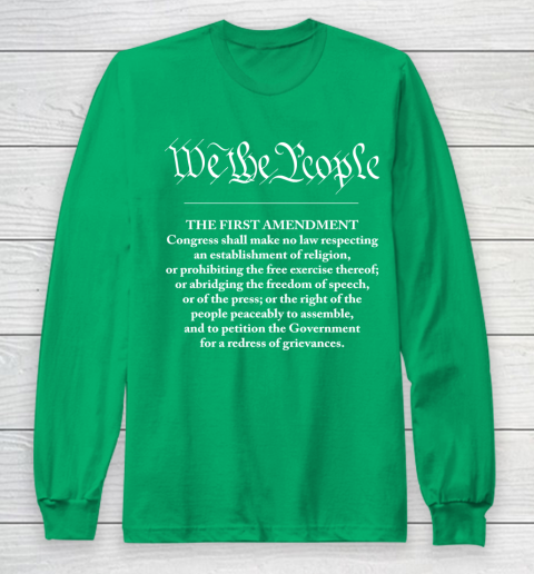 We The People  First Amendment Long Sleeve T-Shirt 4