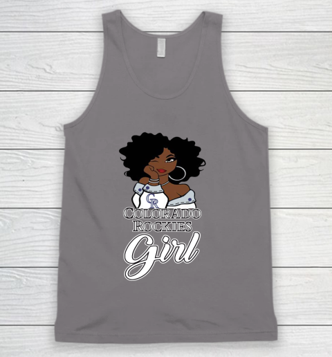 Colorado Rockiess Girl MLB Tank Top 7