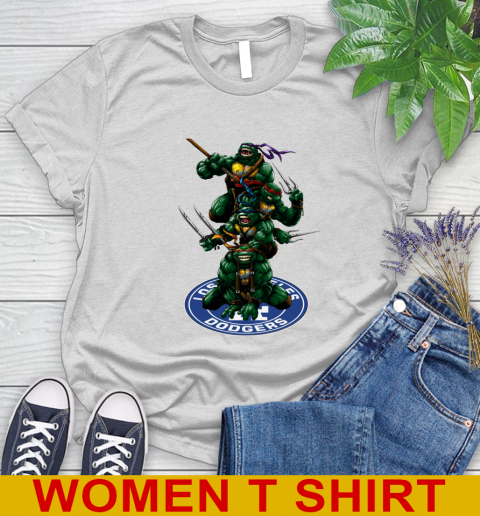 MLB Baseball Los Angeles Dodgers Teenage Mutant Ninja Turtles Shirt Women's T-Shirt