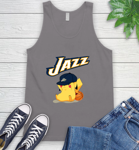 NBA Pikachu Basketball Sports Utah Jazz Tank Top 7