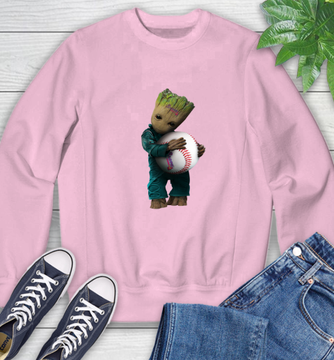 MLB Groot Guardians Of The Galaxy Baseball Sports Atlanta Braves Sweatshirt 9