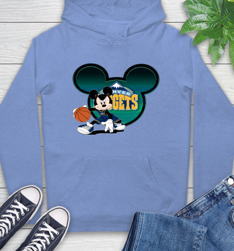 NBA Denver Nuggets Mickey Mouse Disney Basketball Hoodie 11