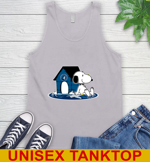 NBA Basketball Minnesota Timberwolves Snoopy The Peanuts Movie Shirt Tank Top 4