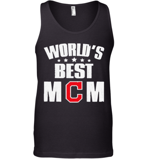 Worlds Best Cleveland Indians Mom Tank Top