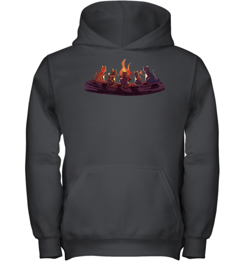 Campfire Cats Youth Hoodie