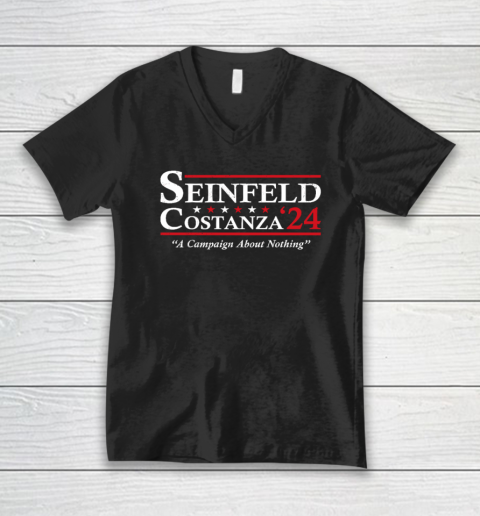 Vintage Costanzaes 2024 Election 90s Campaign V-Neck T-Shirt