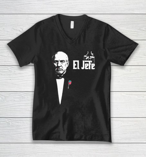 Gregg Popovich Coach El Jefe The Godfather V-Neck T-Shirt