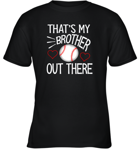 New Baseball Sister Shirt Cute Baseball Gift For Sisters Youth T-Shirt