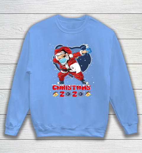 Memphis Grizzlies Funny Santa Claus Dabbing Christmas 2020 NBA Sweatshirt 8