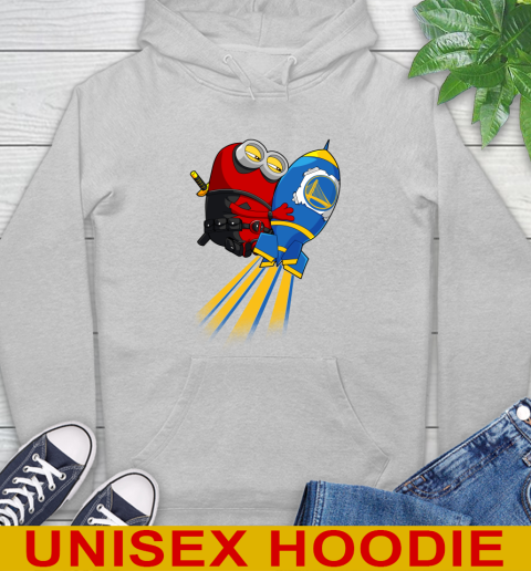 NBA Basketball Golden State Warriors Deadpool Minion Marvel Shirt Hoodie 6